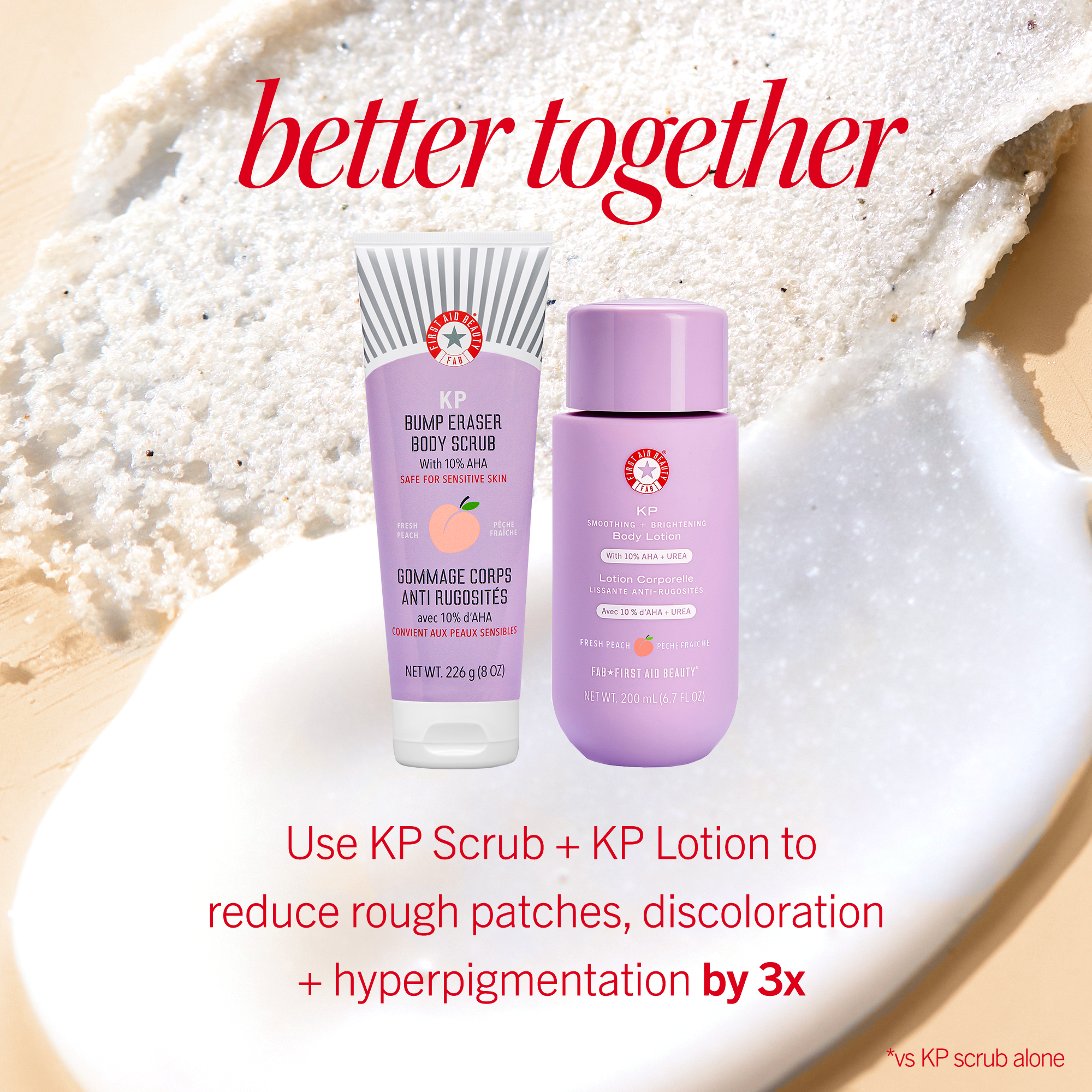 KP Smoothing + Brightening Body Lotion Fresh Peach - Image 3