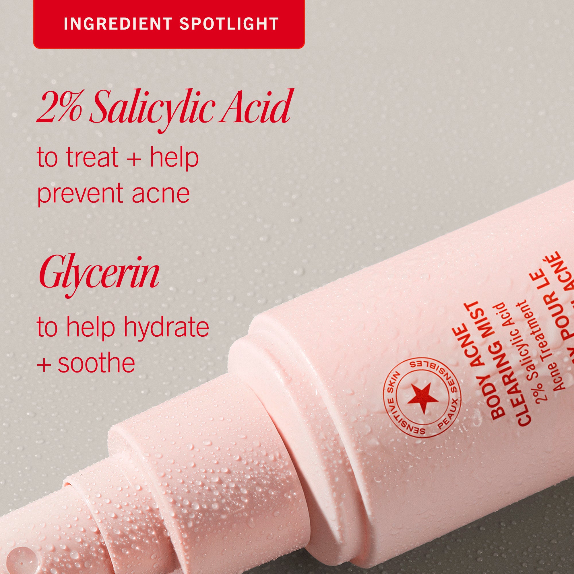 Body Acne Clearing Mist with 2% Salicylic Acid - Image 5