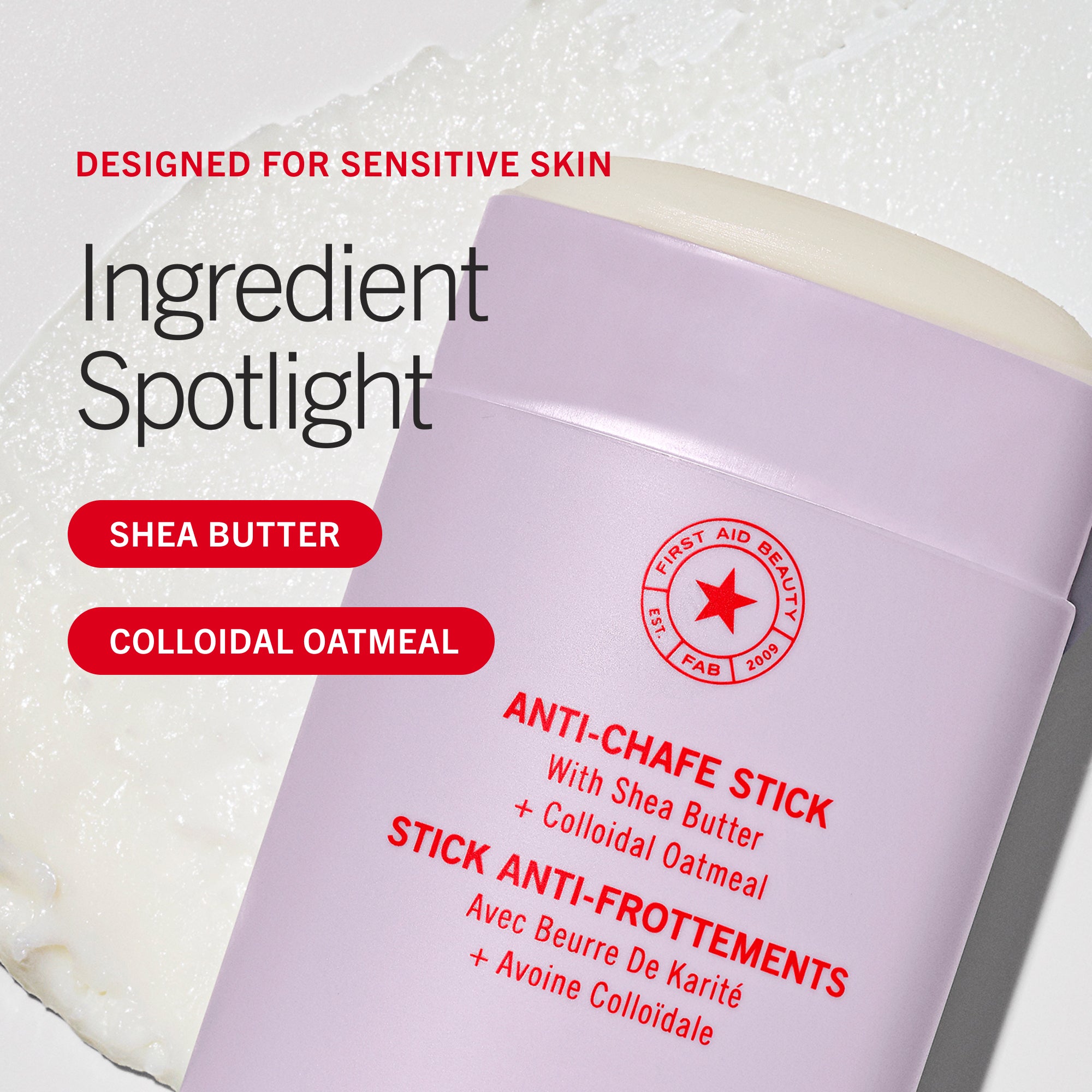 Anti-Chafe Stick with Shea Butter + Colloidal Oatmeal - Image 6