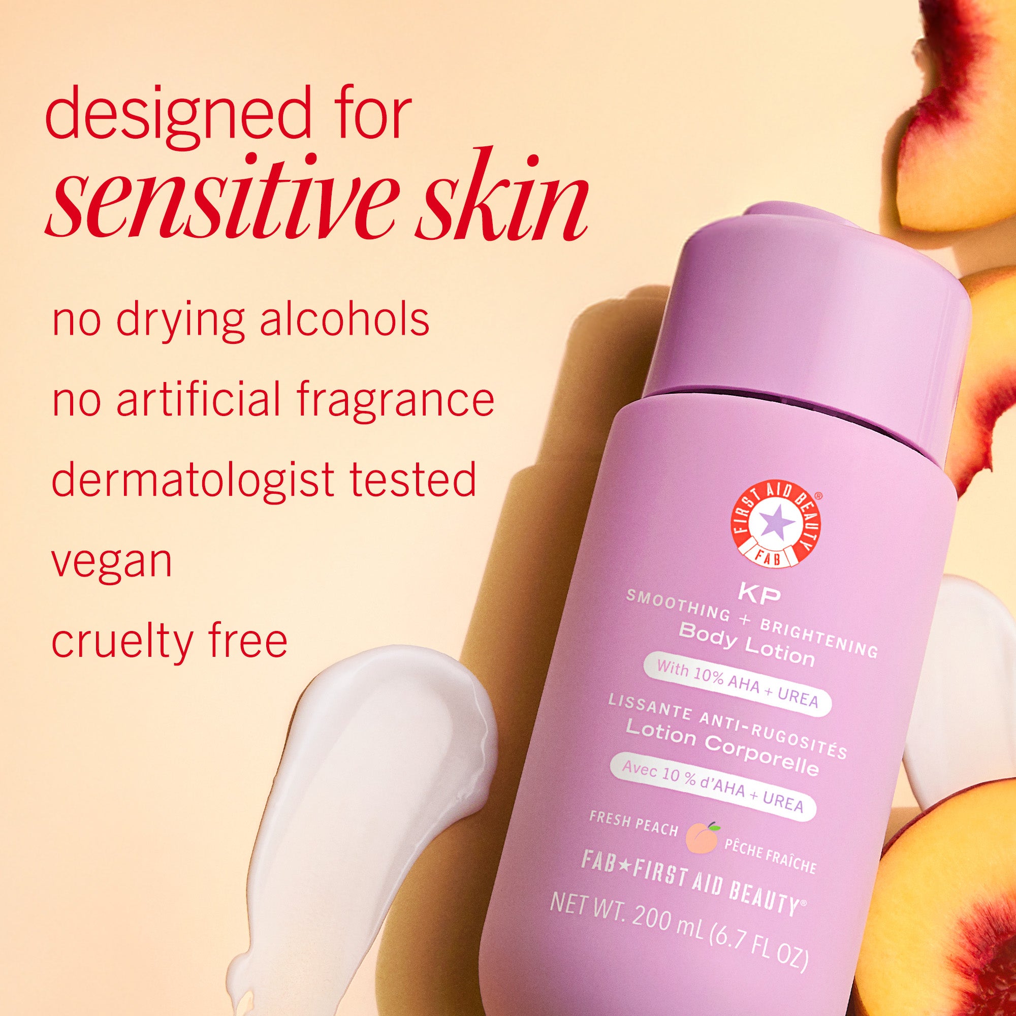 KP Smoothing + Brightening Body Lotion Fresh Peach - Image 7