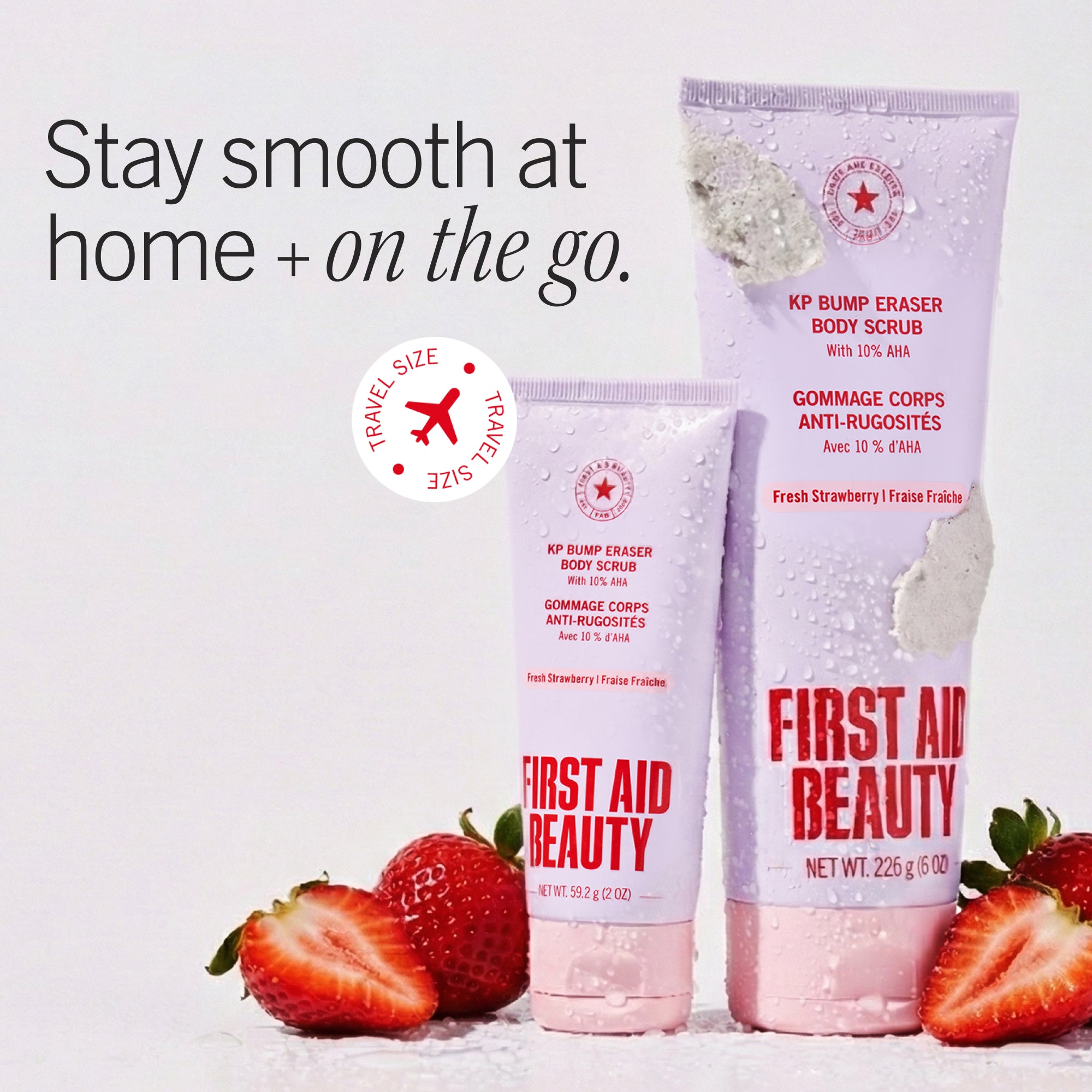 KP Bump Eraser Body Scrub 10% AHA Fresh Strawberry - Image 8