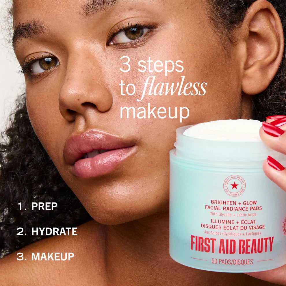 Facial Radiance Pads with Glycolic + Lactic Acids Travel Size - Image 10