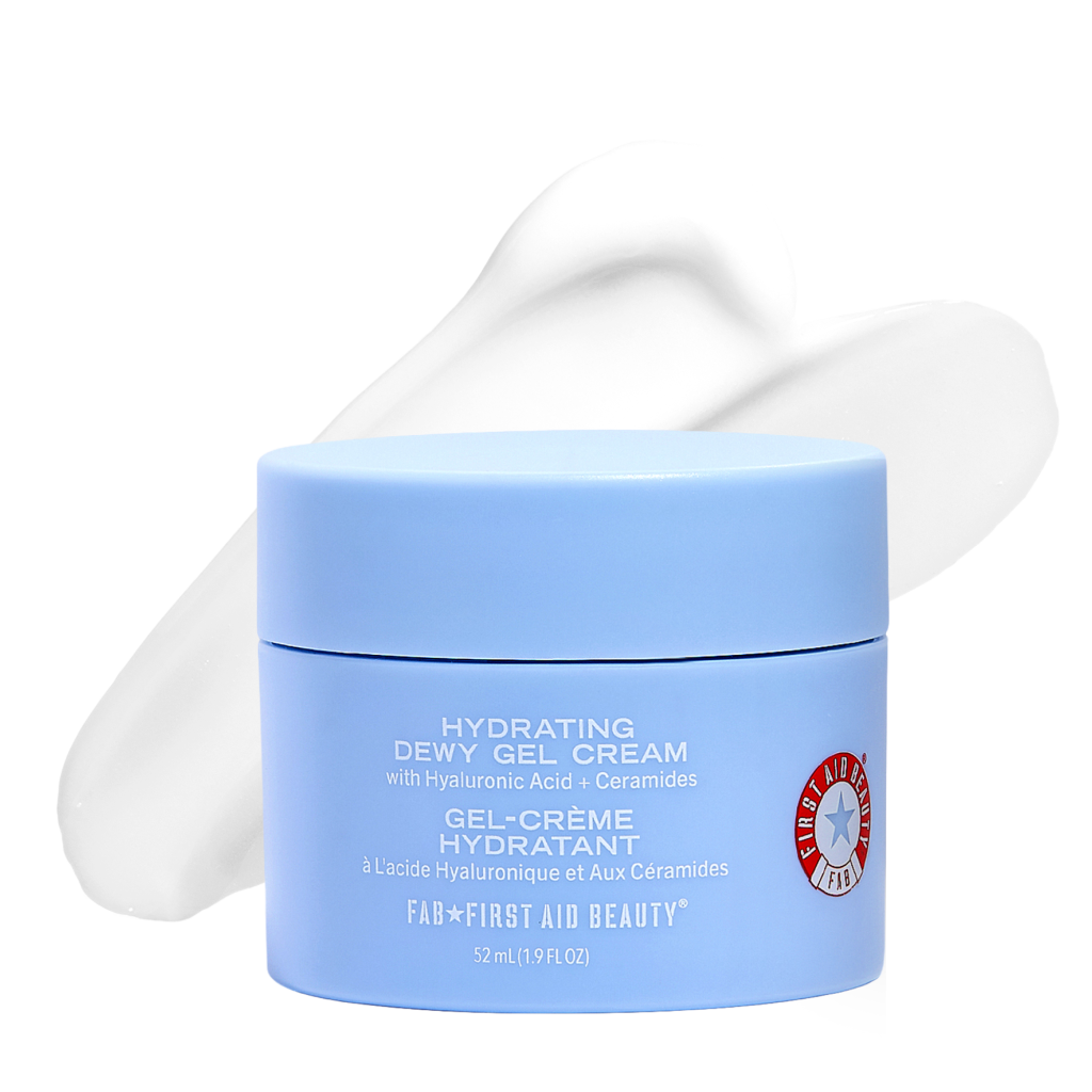 Hydrating Dewy Gel Cream Moisturizer with Hyaluronic Acid + Ceramides