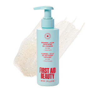 Brighten + Glow Exfoliating Gel Cleanser with AHA and Jojoba Pearls