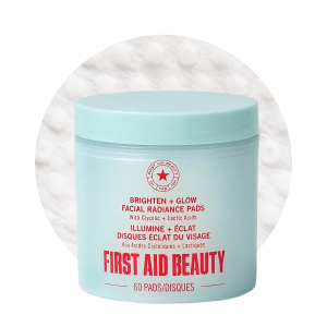 Brighten + Glow Facial Radiance Pads with Glycolic + Lactic Acids
