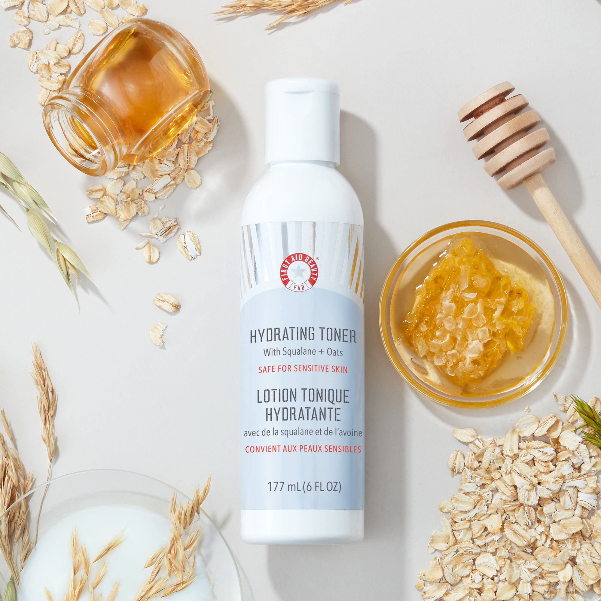 Hydrating Toner with Squalane + Oats - Image 2